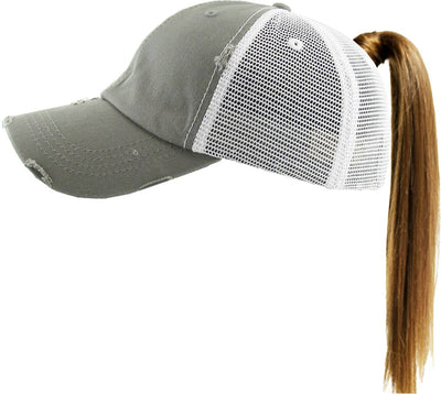 PONYTAIL MESH BACK BALLCAP