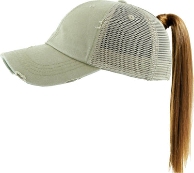 PONYTAIL MESH BACK BALLCAP