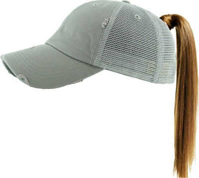 PONYTAIL MESH BACK BALLCAP