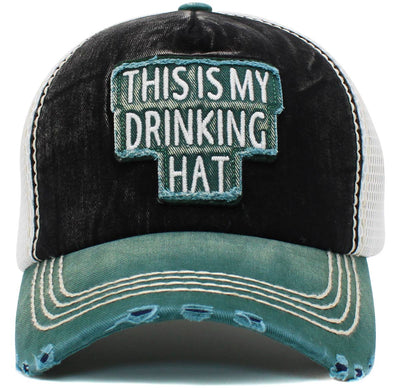 THIS IS MY DRINKING HAT MESH VINTAGE BALLCAP
