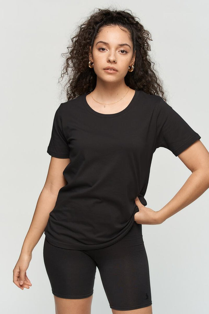 ORGANIC EAZY TEE - black, olive, stone grey or beige