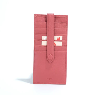 LIZOU FLAT WALLET - berry, aloe, beach & black