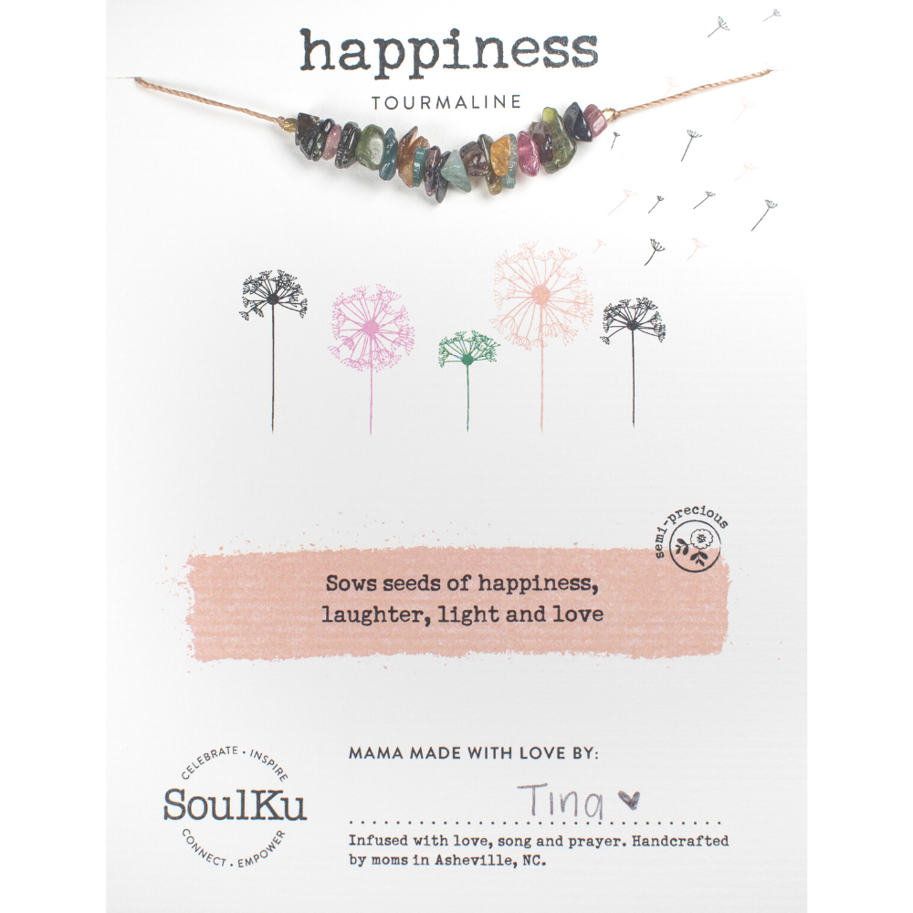 TOURMALINE SEED HAPPINESS NECKLACE