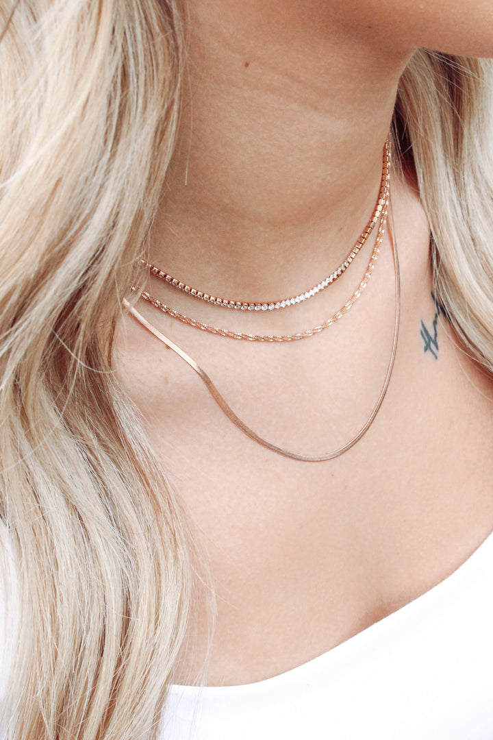 GIANNA LAYER CHAIN - gold or silver