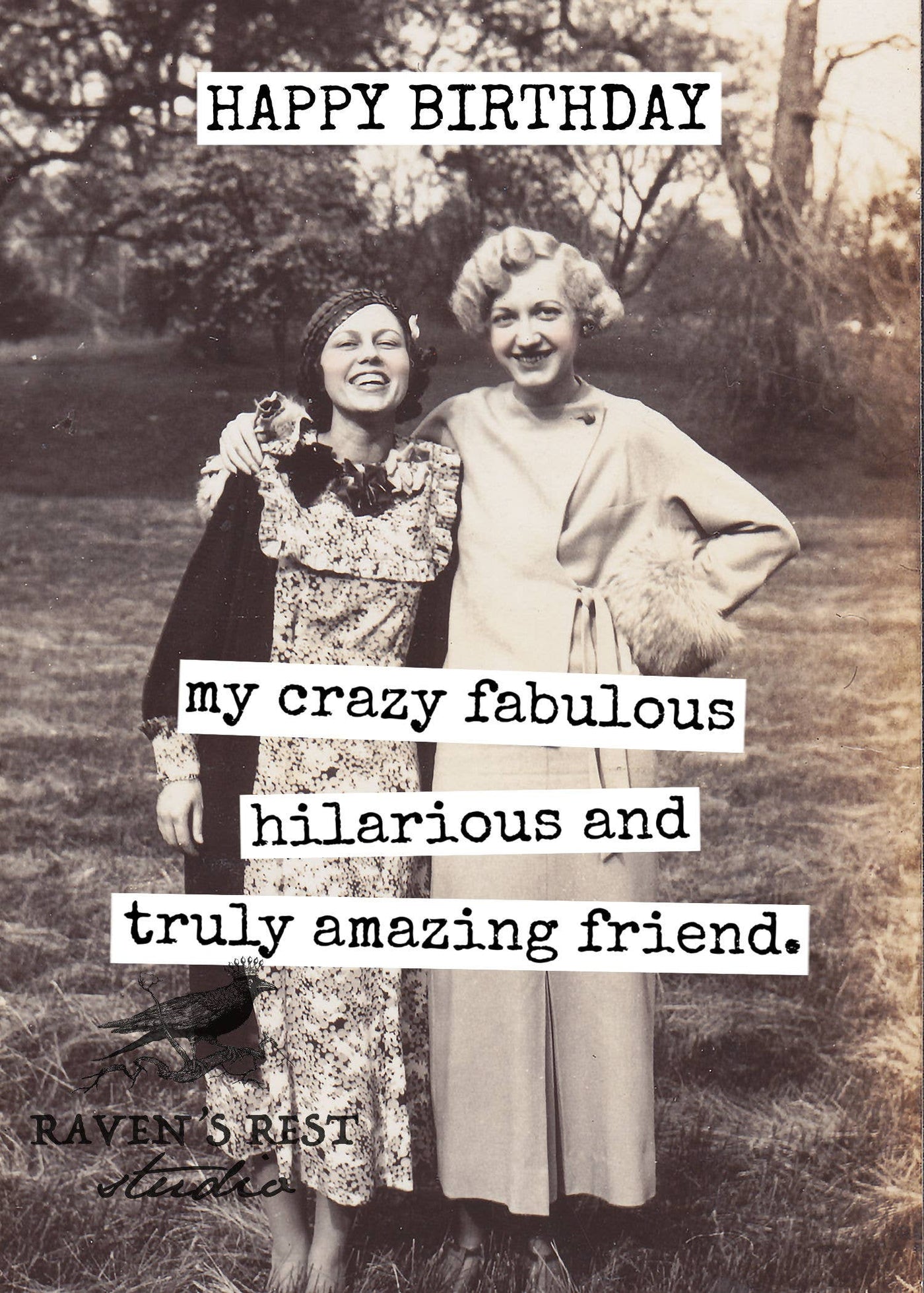 My Crazy Fabulous Hilarious And Truly Amazing - Birthday Card