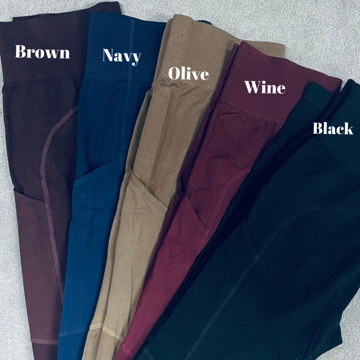 Bamboo High Band Legging With Pockets